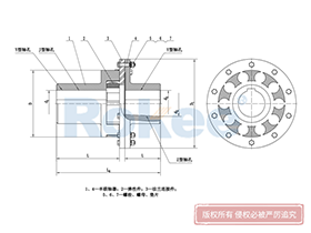LMD/MLZ Plum-shaped Flexible Coupling,Claw Coupling Installation