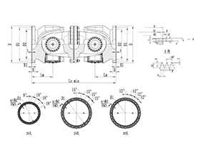 ROWL-WD Cardan Shaft,Universal Coupling Joints Angle