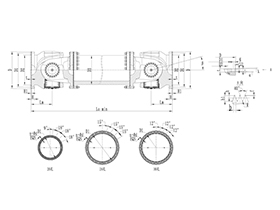 ROWL-WH Cardan Shaft,Universal Coupling Joints Angle