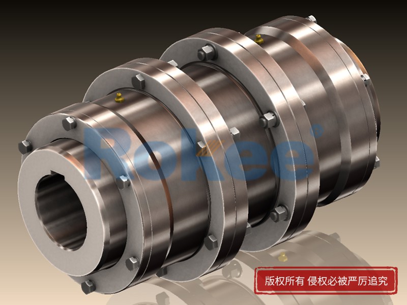 鹽城WGT型(接中間套)鼓形齒式聯軸器